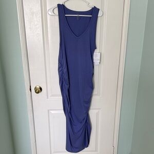 Beyond Yoga Purple Midi Dress